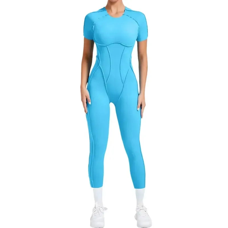 Seamless Open Back Yoga Set