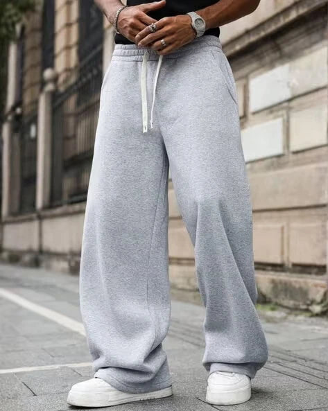 Straight Cotton Track Pants