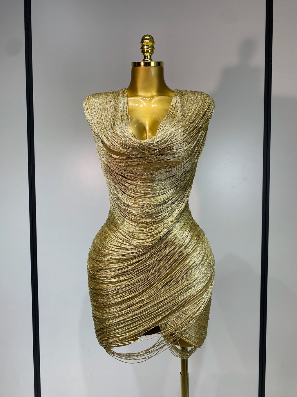 Sleeveless Tassel Elegant Bodycon Bandage Dress