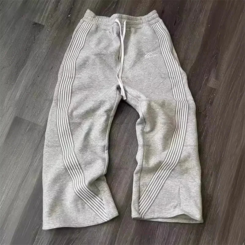 Striped Hip-Hop Streetwear Sweatpants