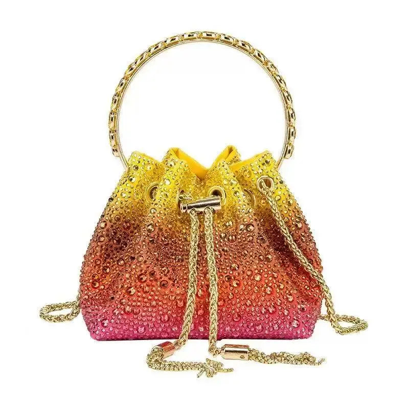 Luxury Rhinestone Crystal Evening Clutch Bag