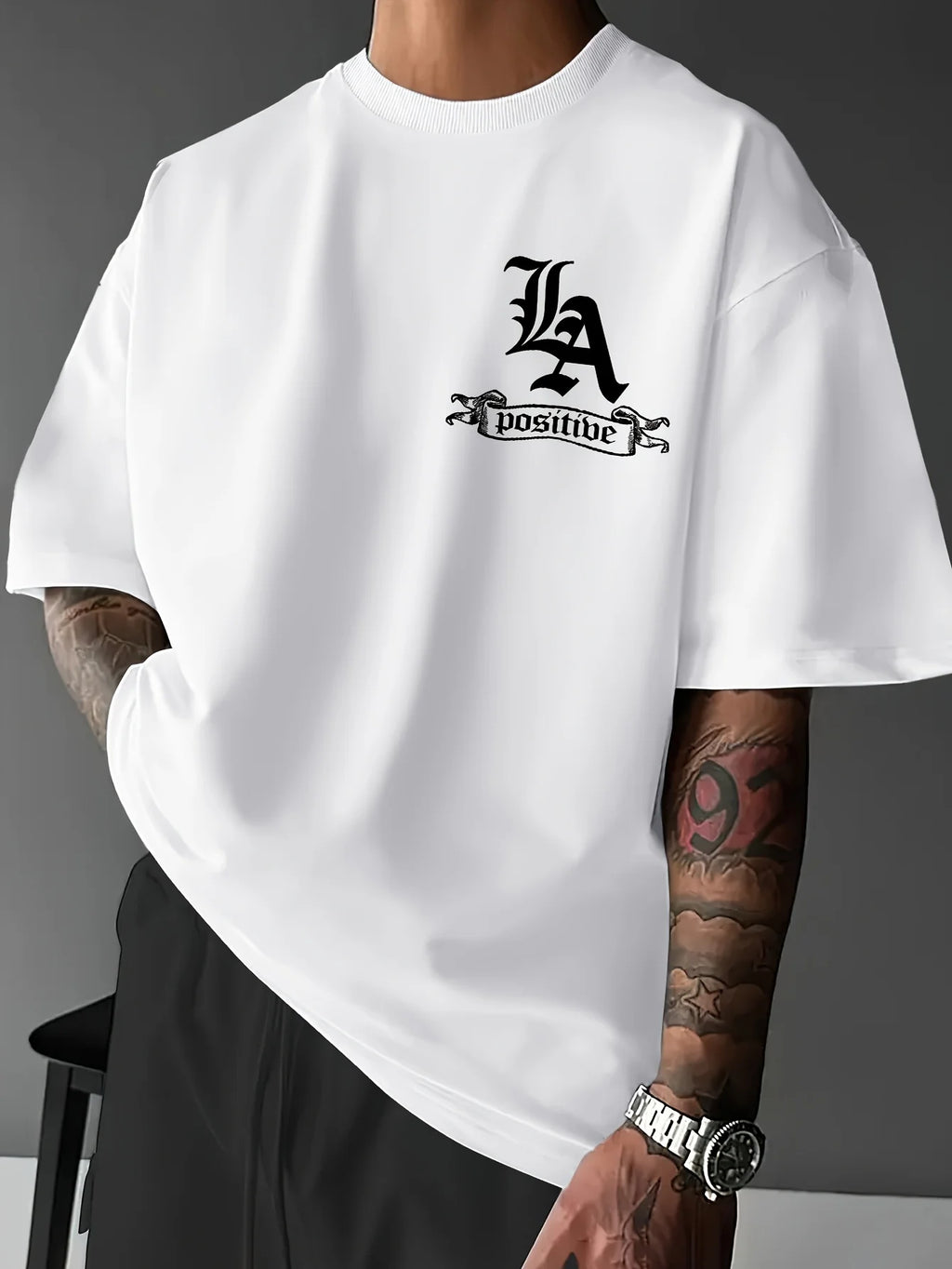 Los Angeles Print Cotton T-Shirt