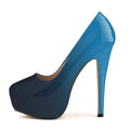 Women's 14cm Round Toe Platform Stilettos