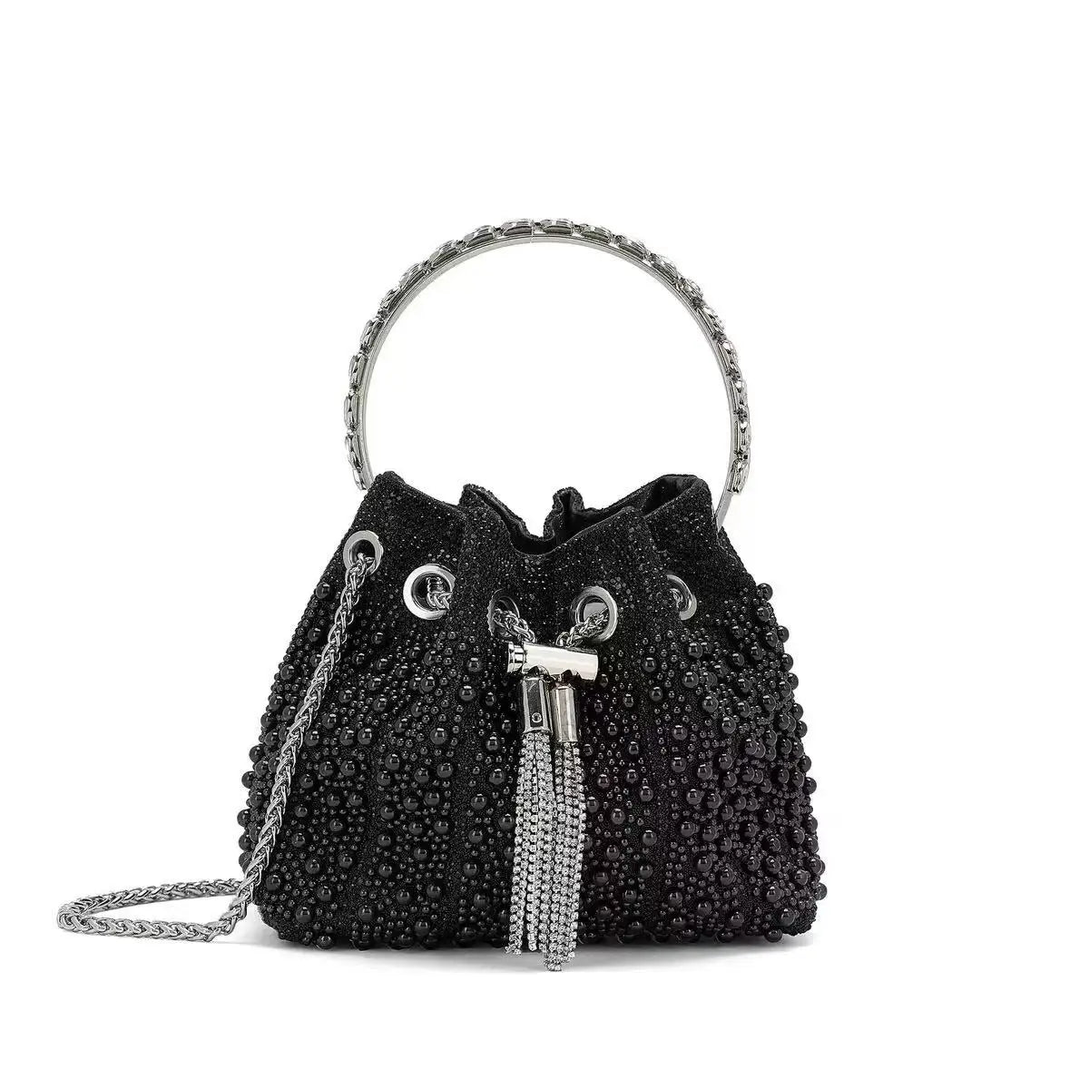 Luxury Rhinestone Crystal Evening Clutch Bag