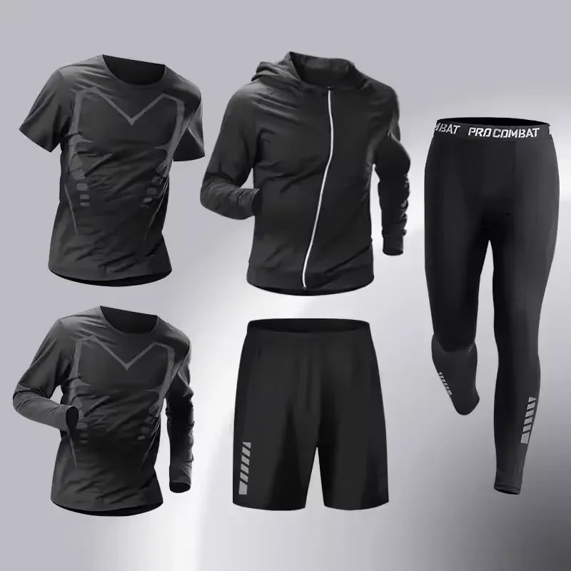 Men's Compression Fitness Training Set
