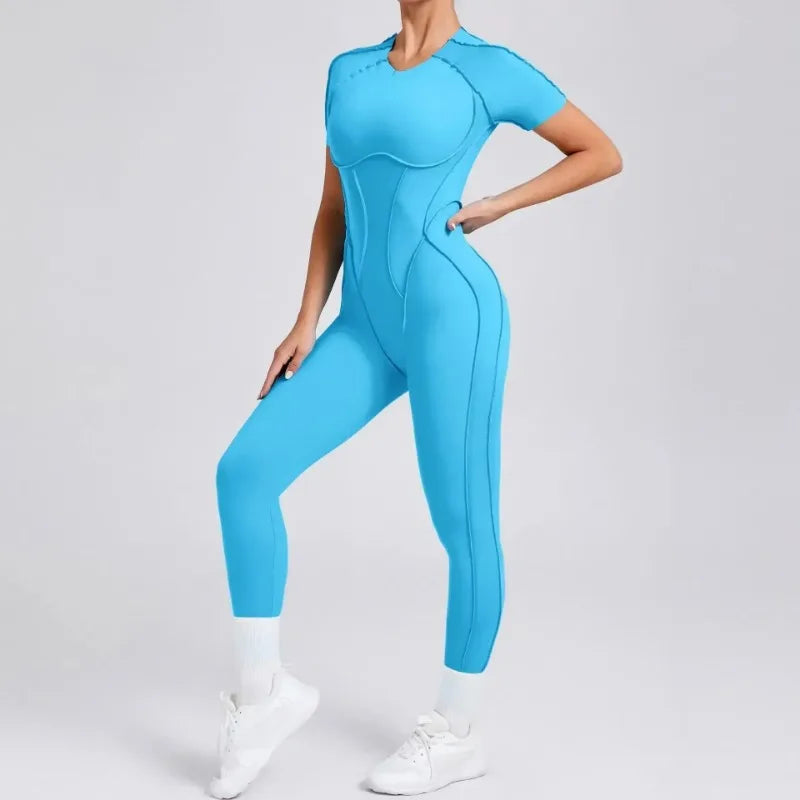 Seamless Open Back Yoga Set