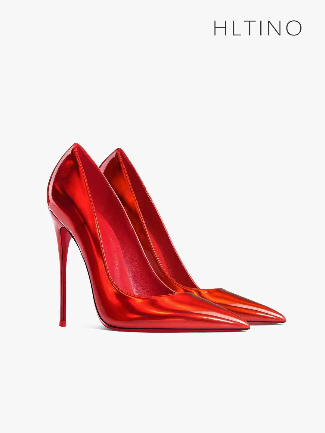 Sexy Bright Patent Leather Red Bottom Pumps