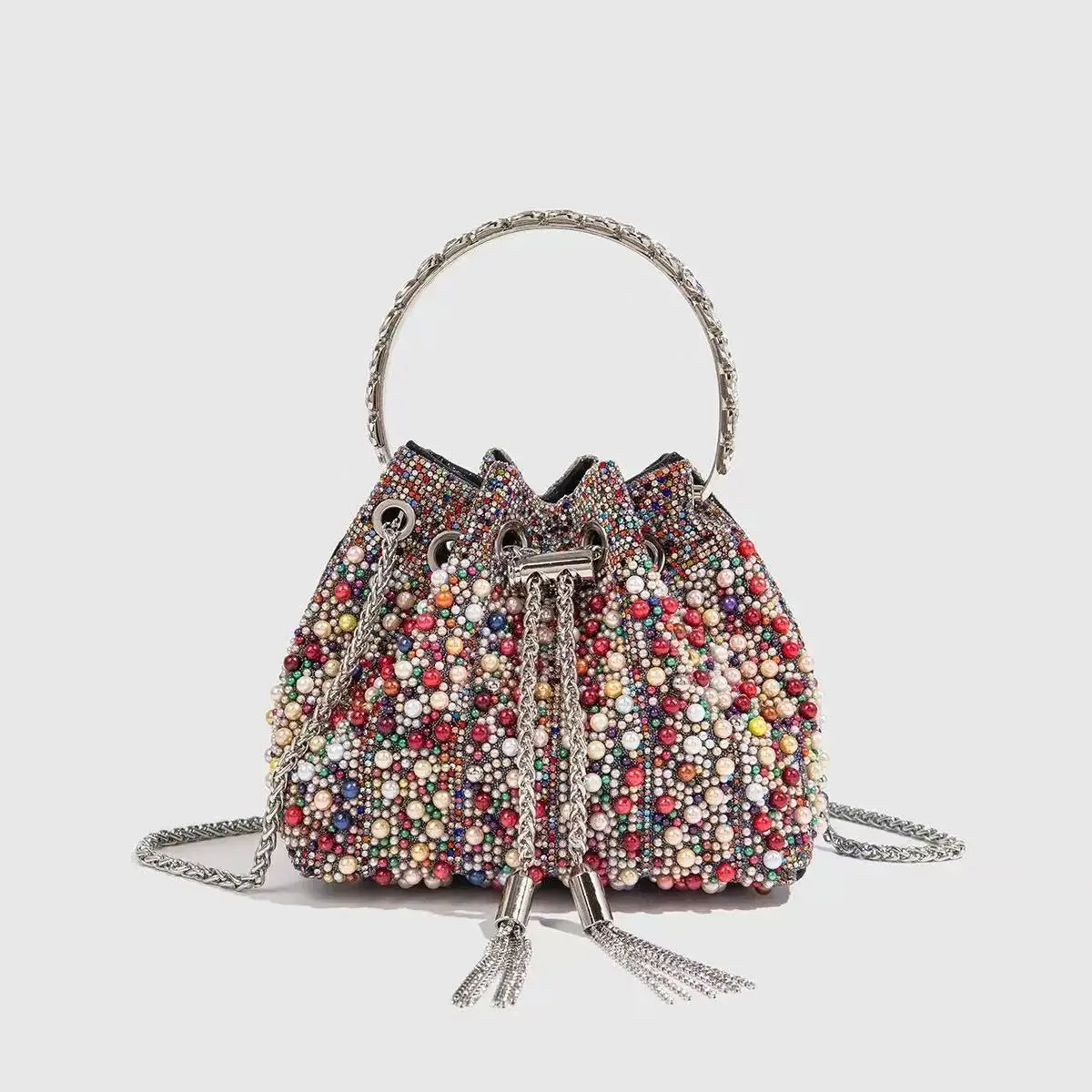 Luxury Rhinestone Crystal Evening Clutch Bag
