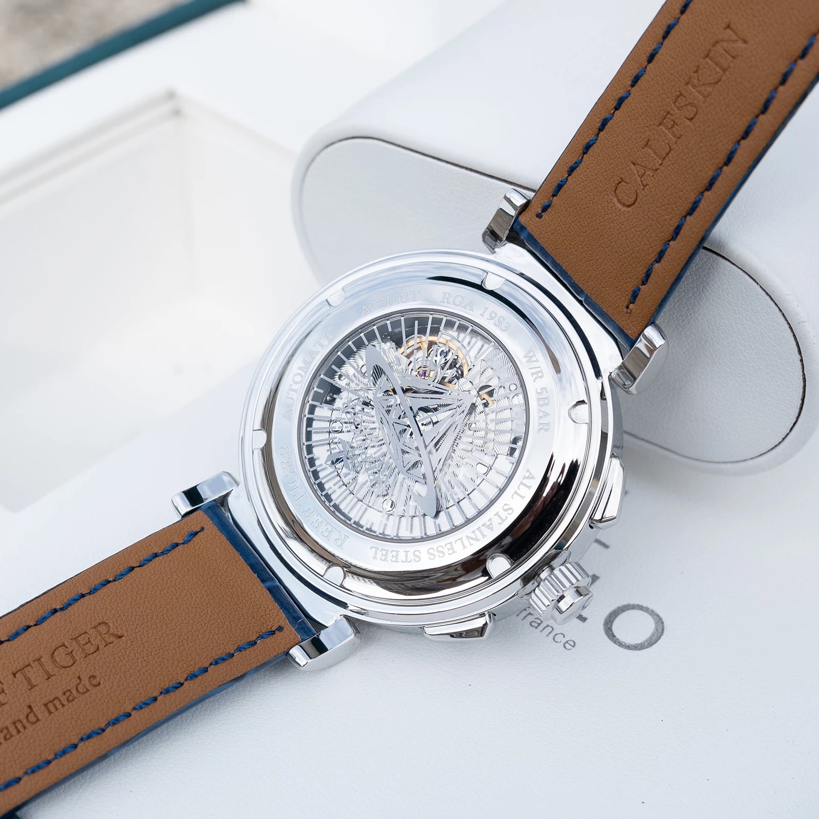 Reef Tiger RGA19S3 Automatic Moonphase Watch