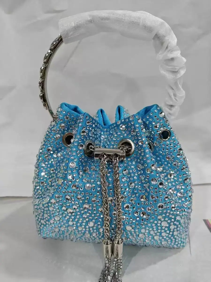 Luxury Rhinestone Crystal Evening Clutch Bag