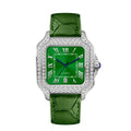 SEAKOSS 40mm Luxury Iced Out Moissanite Watch