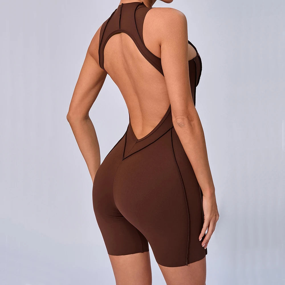 Seamless Push-Up Yoga Jumpsuit