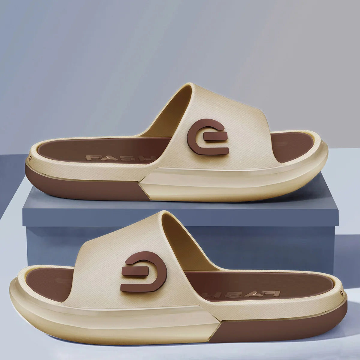 Men's Non-Slip Soft PVC Slides