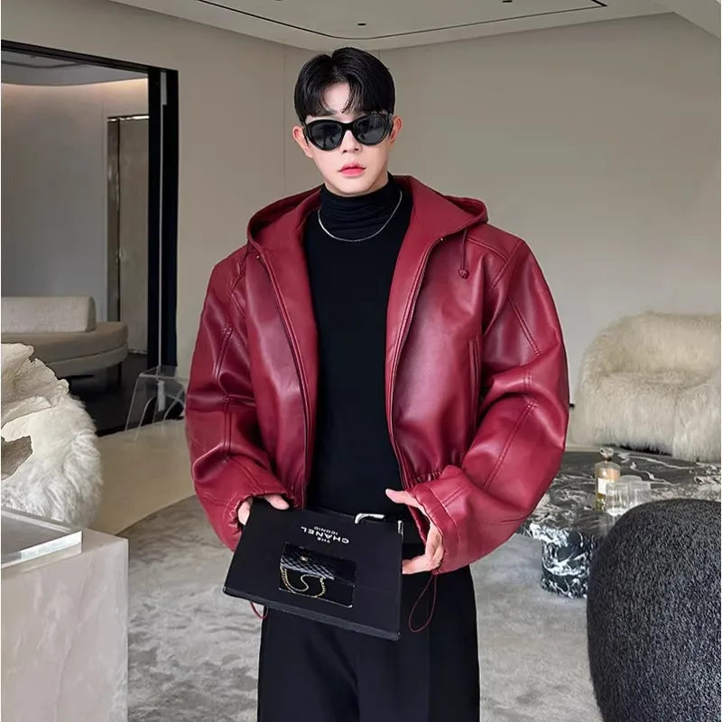 Mauroicardi Waterproof Black PU Jacket
