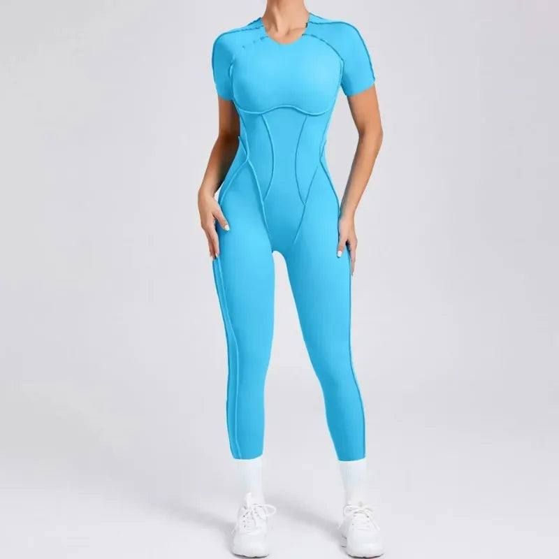 Seamless Open Back Yoga Set