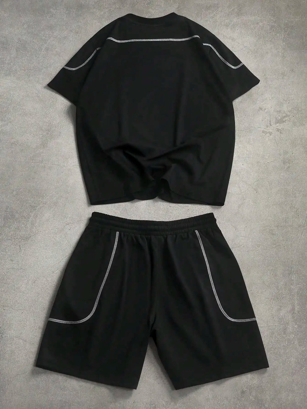 Men's Streetwear Sports T-Shirt Shorts Set