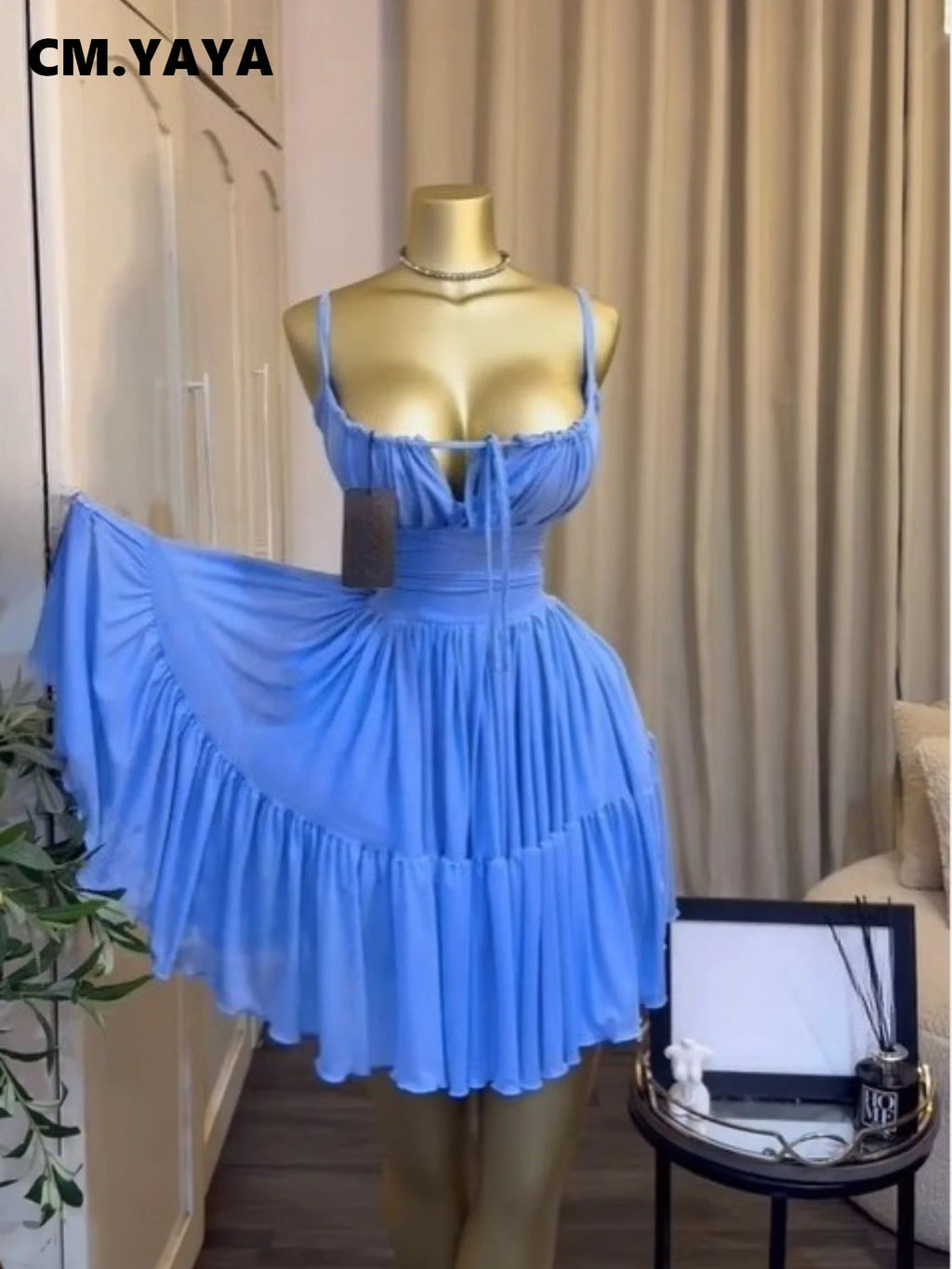 Fairycore Tiered Ruffle Mini Dress