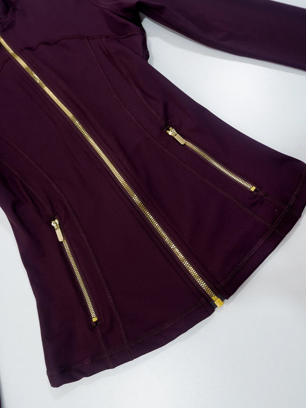 Gold Zipper Tracksuit & Yoga Set