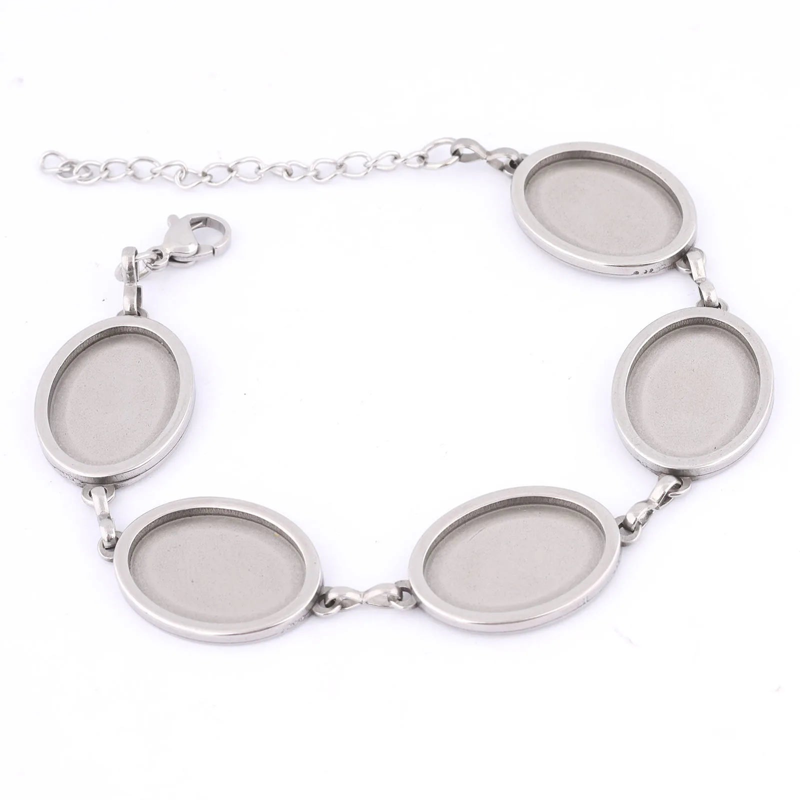 Oval Stainless Steel Bracelet