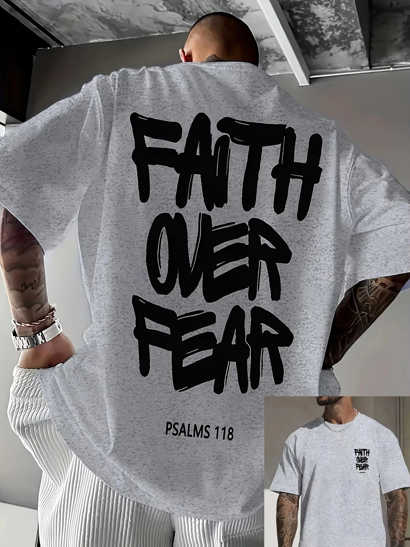 T-shirt FAITH OVER FEAR
