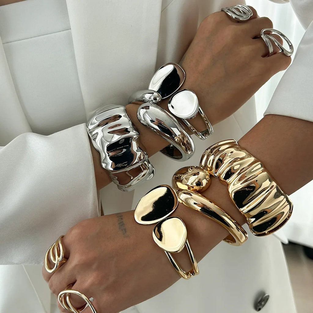 Sculptural Cuff Bracelet