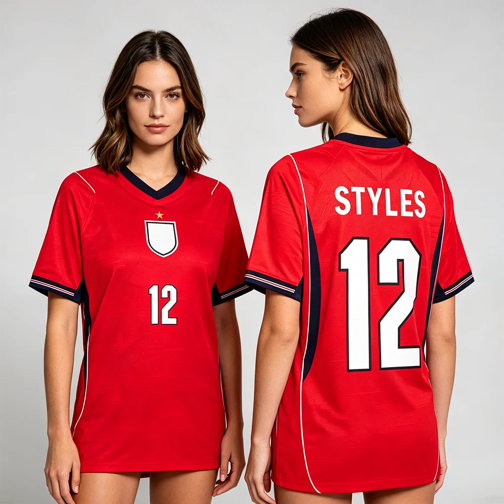 England Soccer Jersey Harry Styles #12 Tee