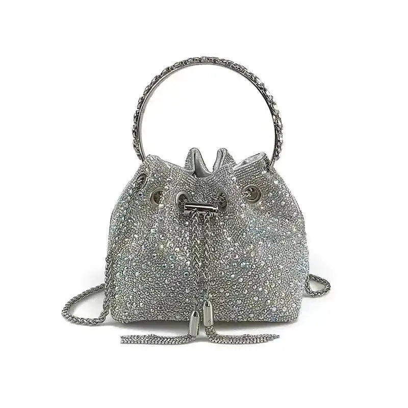 Luxury Rhinestone Crystal Evening Clutch Bag