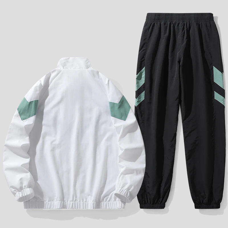 Hooded Hip Hop Tracksuit Set