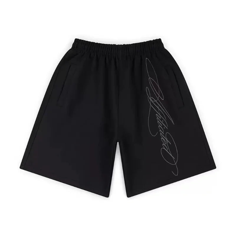 American Streetwear Letter Jogging Shorts