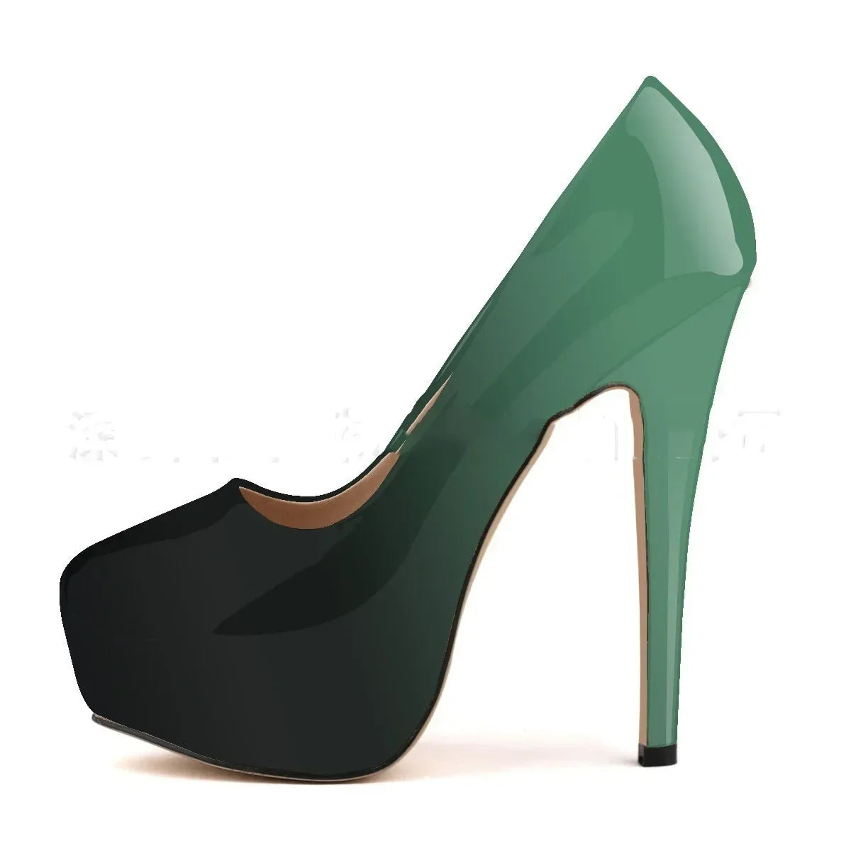 Women's 14cm Round Toe Platform Stilettos
