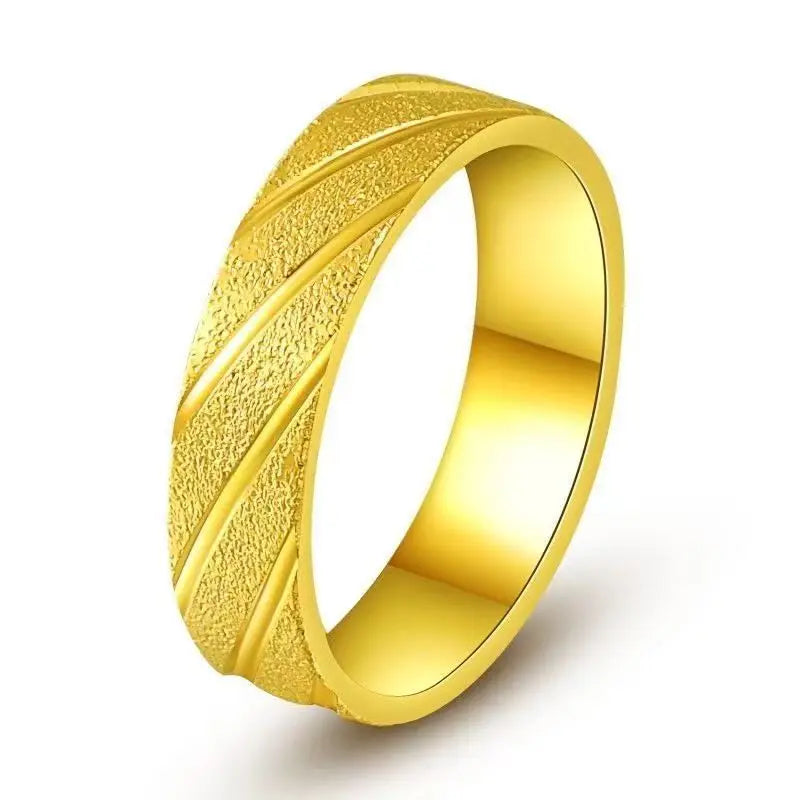 24K Pure Gold Men's Ring