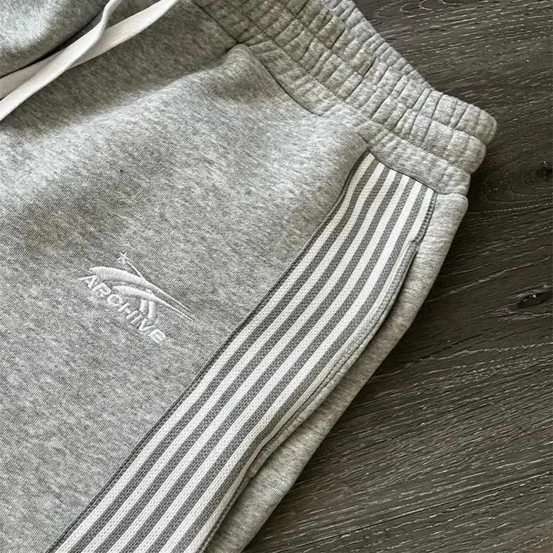 Striped Hip-Hop Streetwear Sweatpants