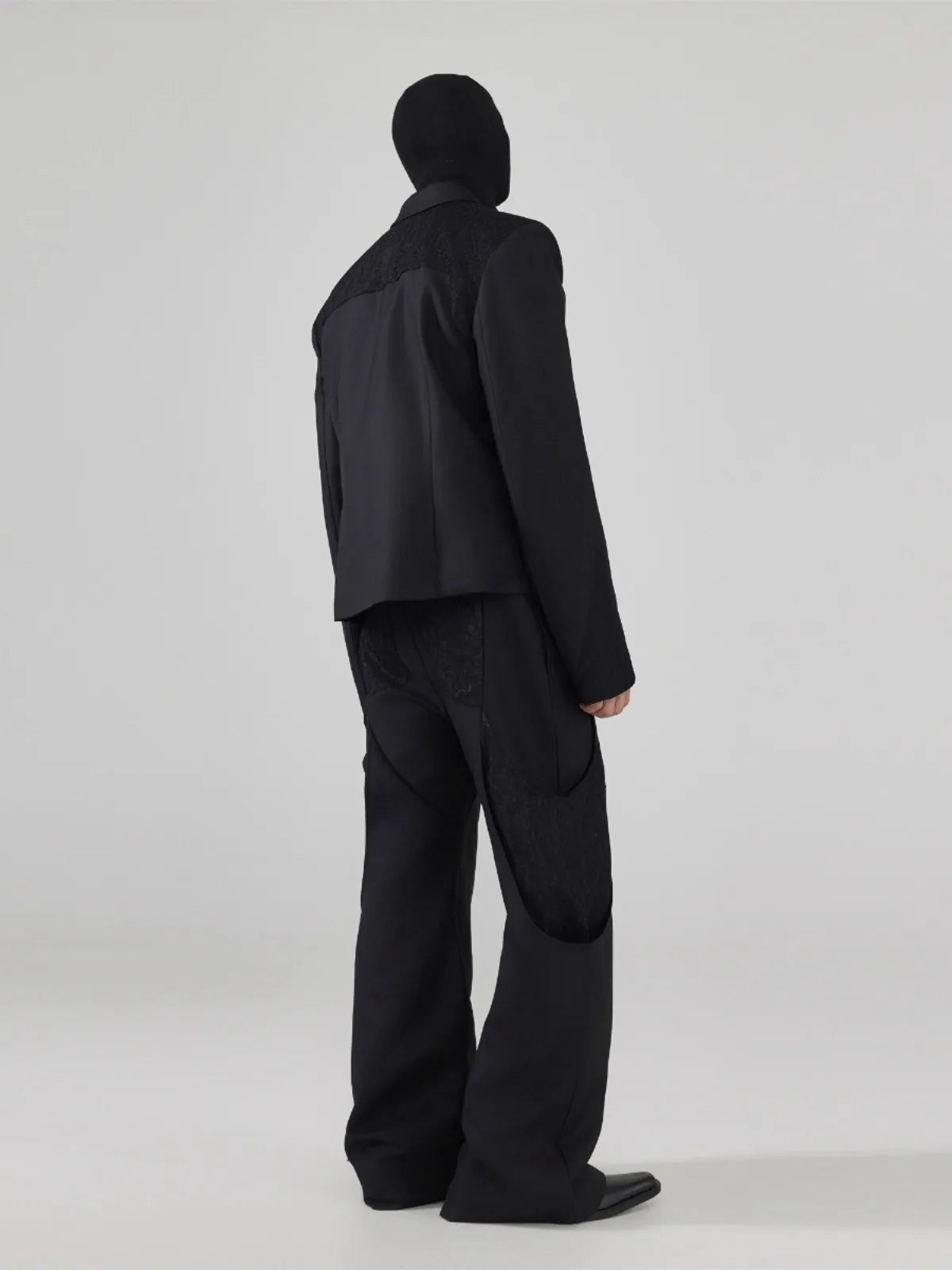 Mauroicardi Fitted Asymmetrical Black Blazer