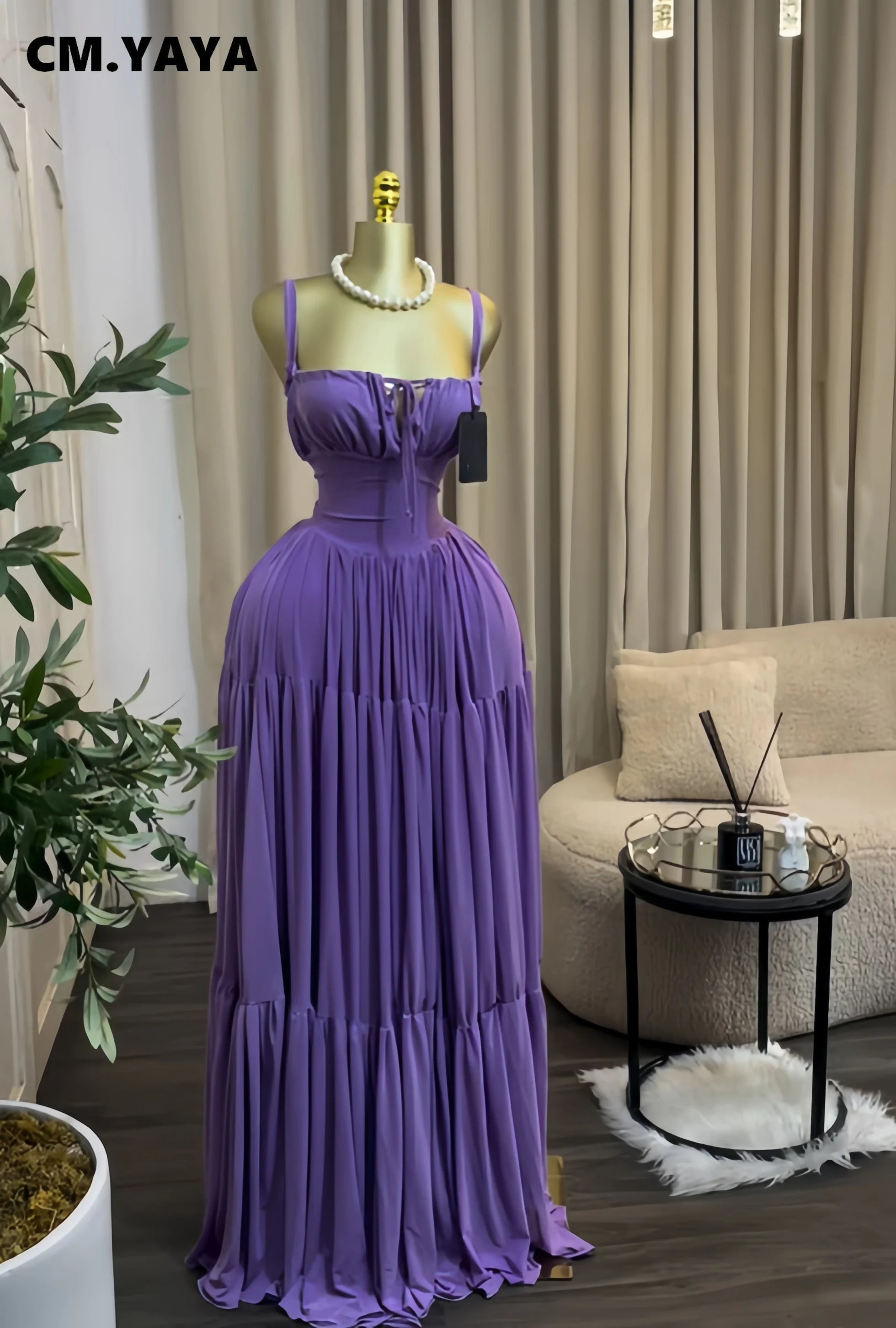 Sculpted Halter Maxi Dress