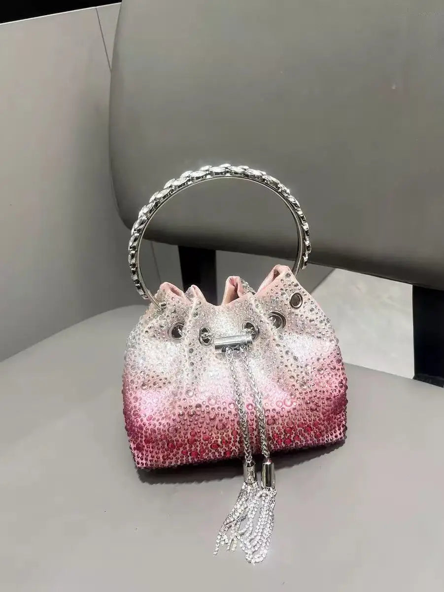 Luxury Rhinestone Crystal Evening Clutch Bag