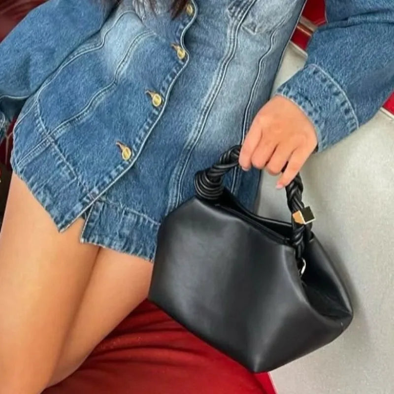 Paris Designer Hexagonal Woven Clouds Bag