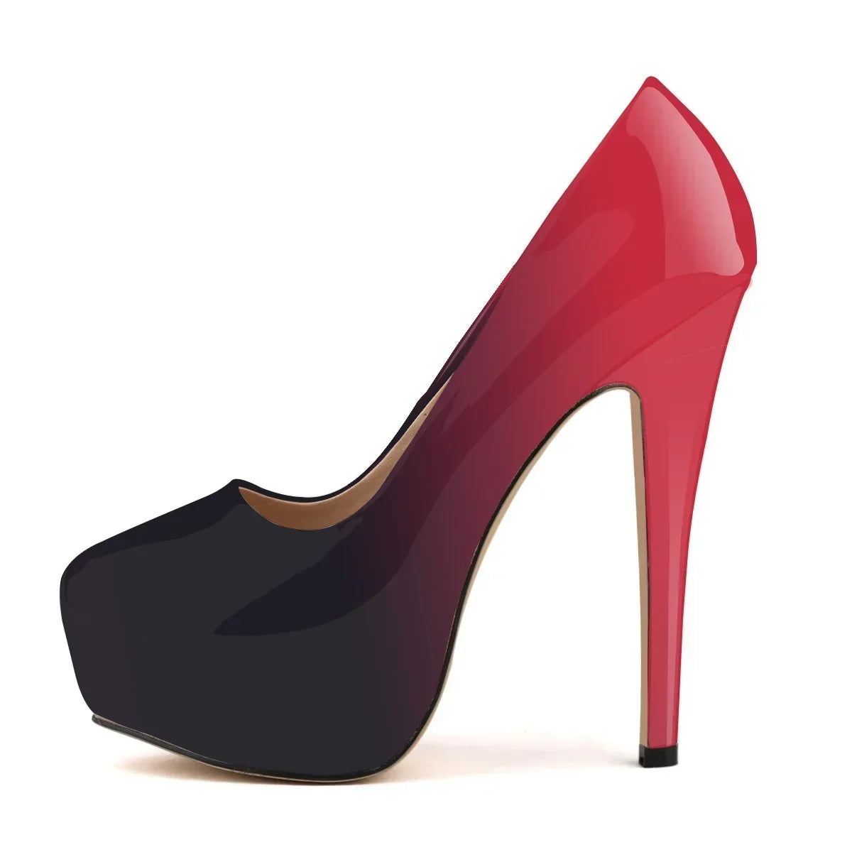 Women's 14cm Round Toe Platform Stilettos