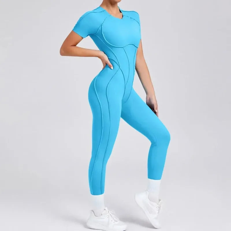 Seamless Open Back Yoga Set