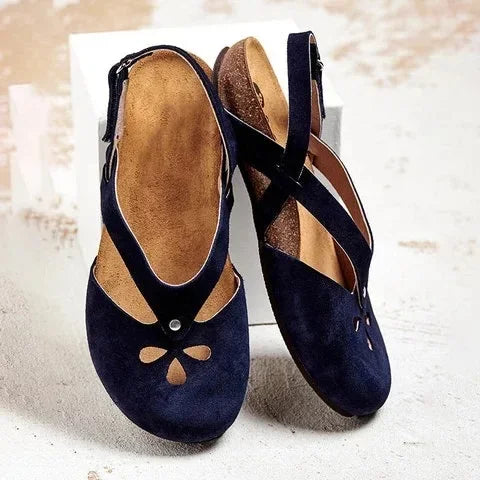 Women's Flat Ankle-Wrap Summer Sandals