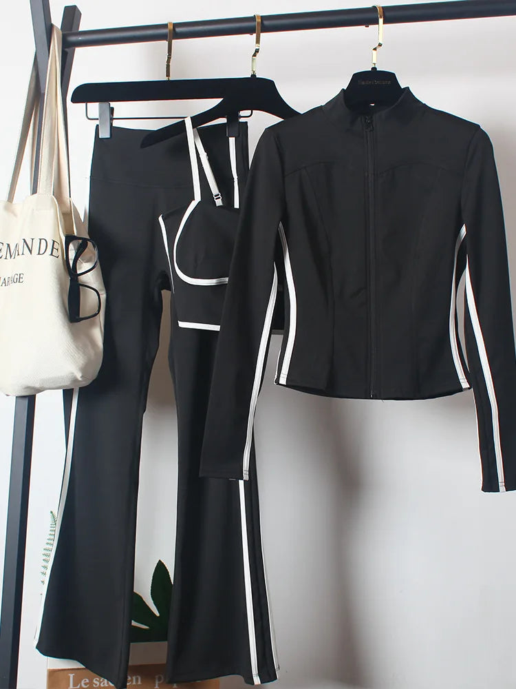3-Piece Flare Yoga Set