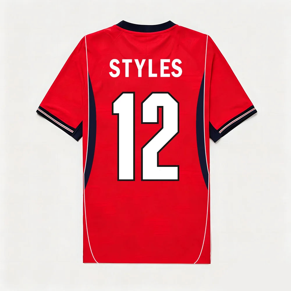 England Soccer Jersey Harry Styles #12 Tee