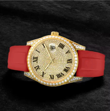 Luxury Iced Out VVS Moissanite Mechanical Watch