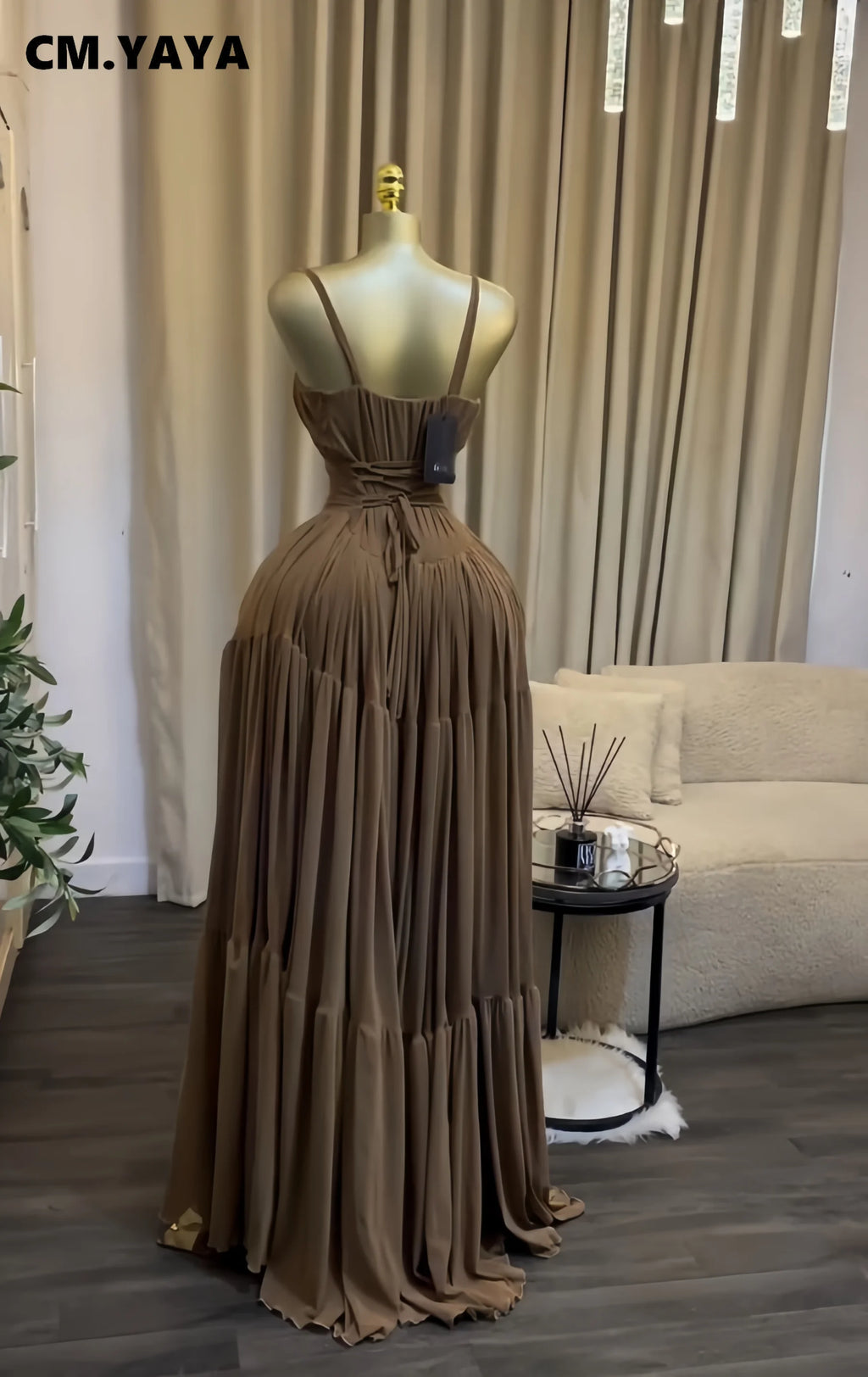 Sculpted Halter Maxi Dress