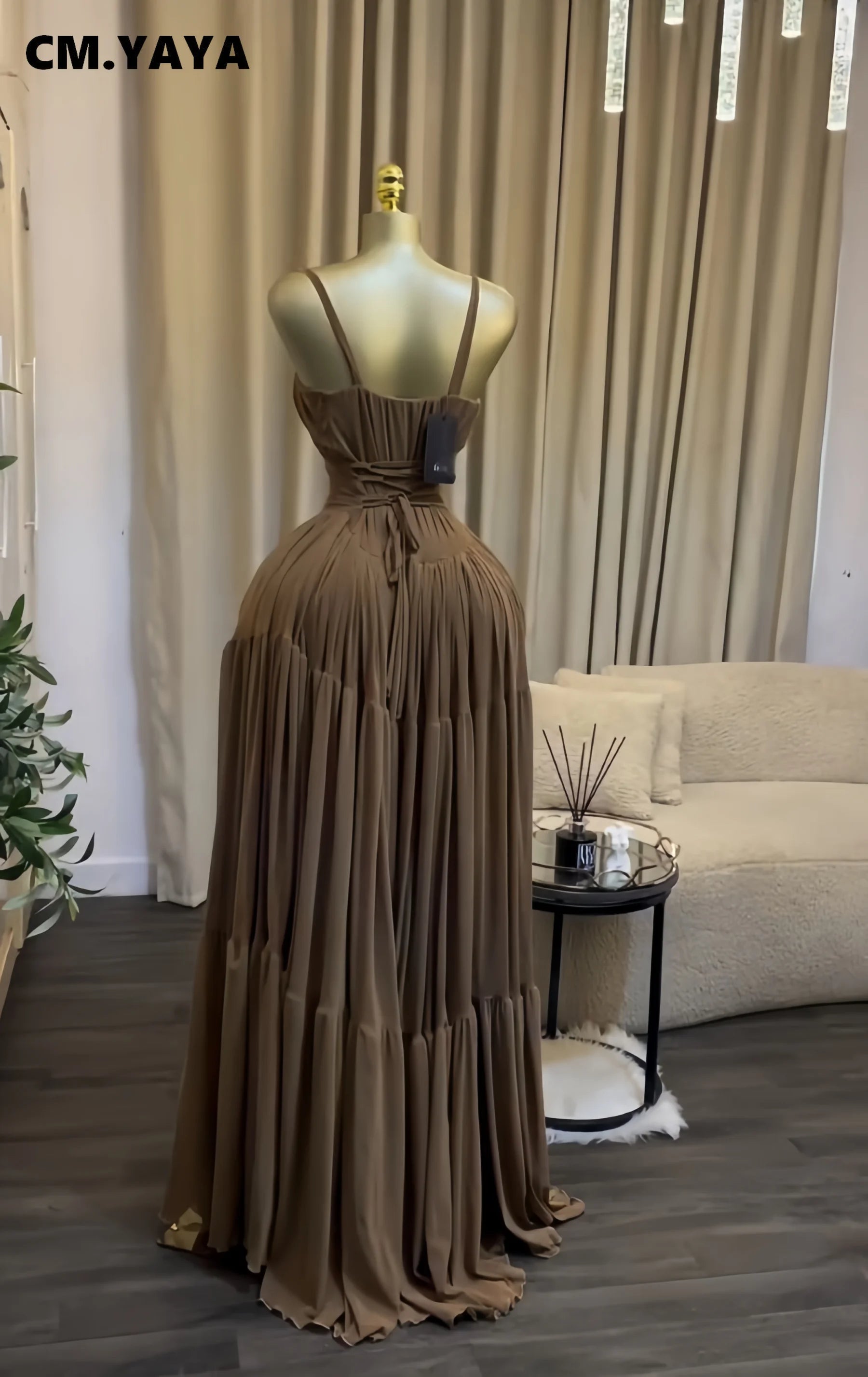 Sculpted Halter Maxi Dress