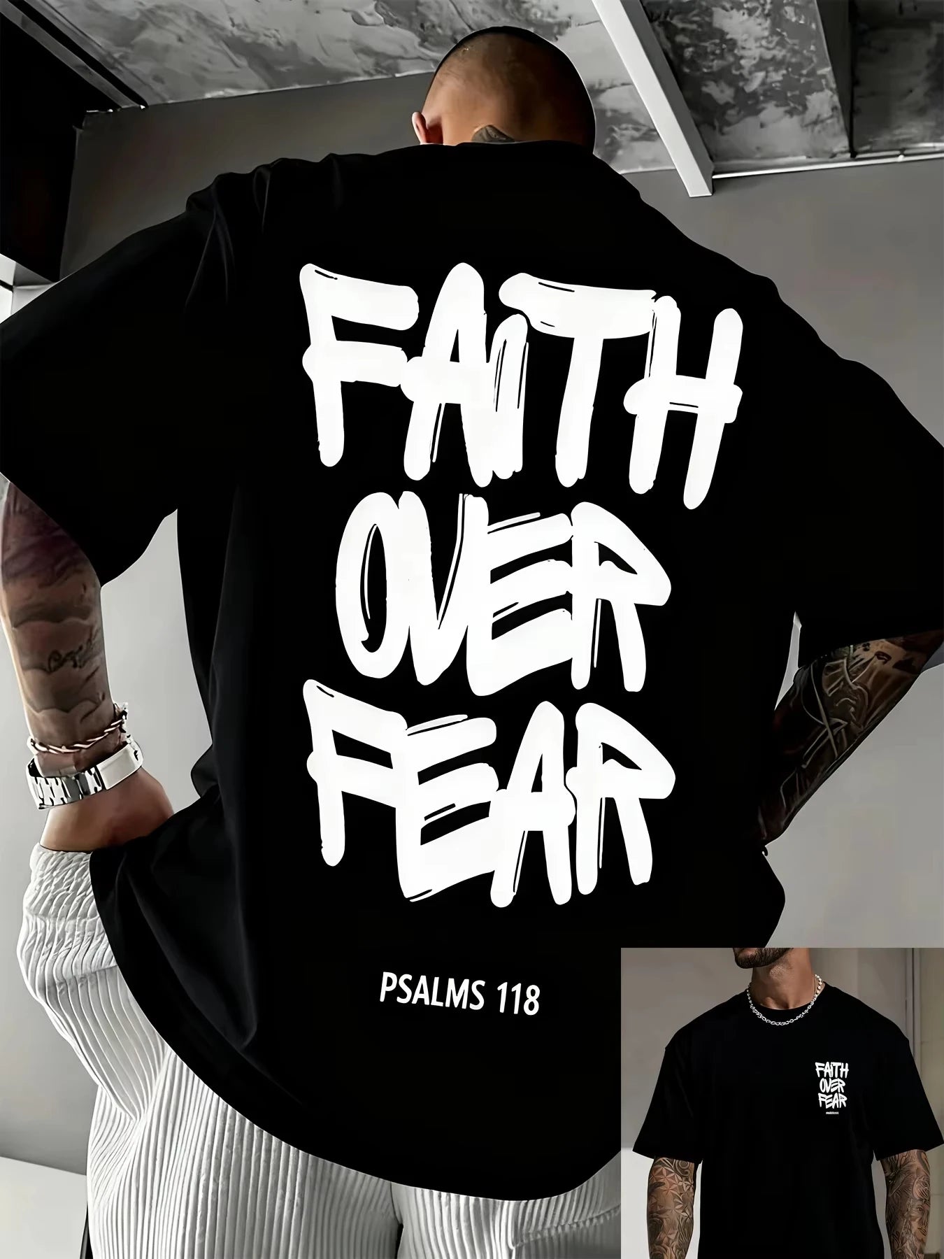 T-shirt FAITH OVER FEAR