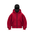 3D Pattern Printed Zip Hoodie