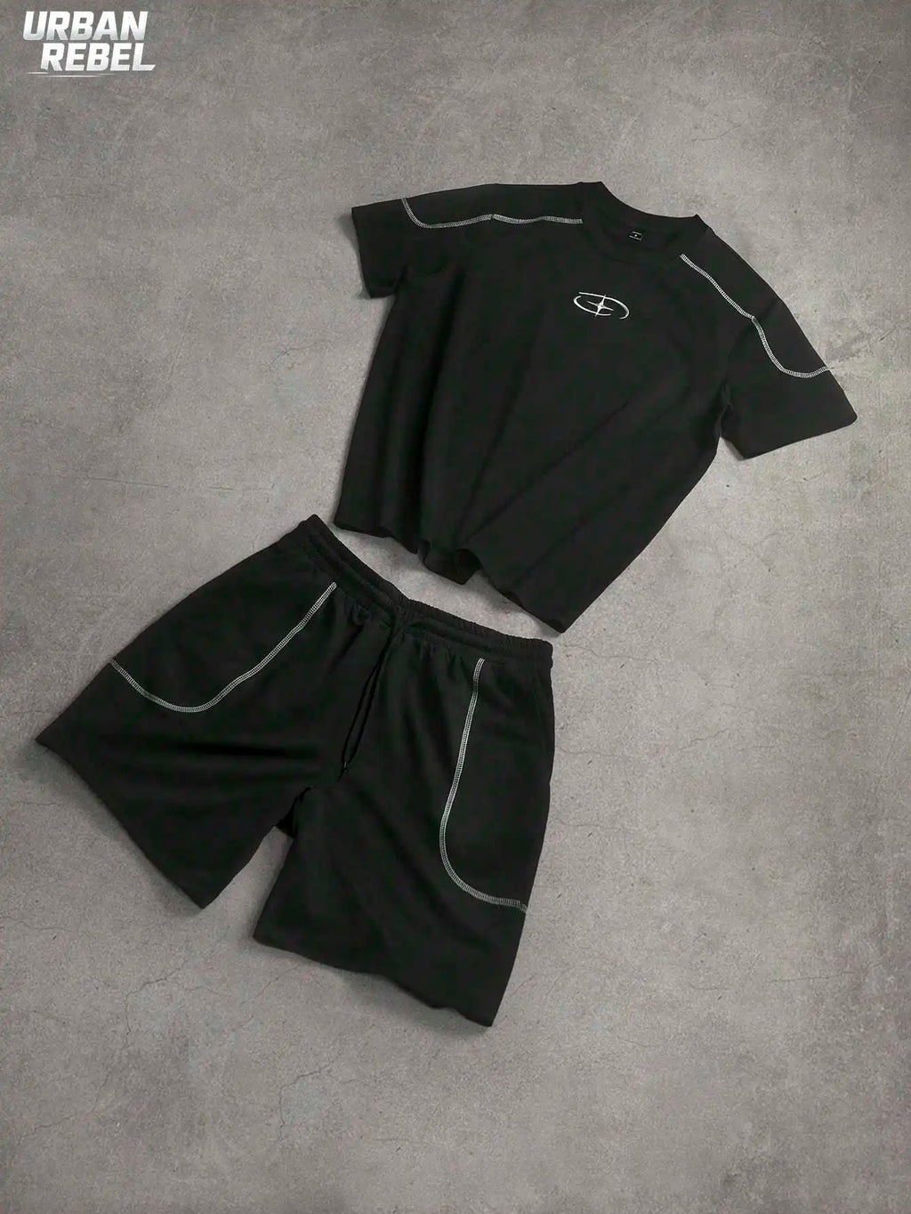 Men's Streetwear Sports T-Shirt Shorts Set