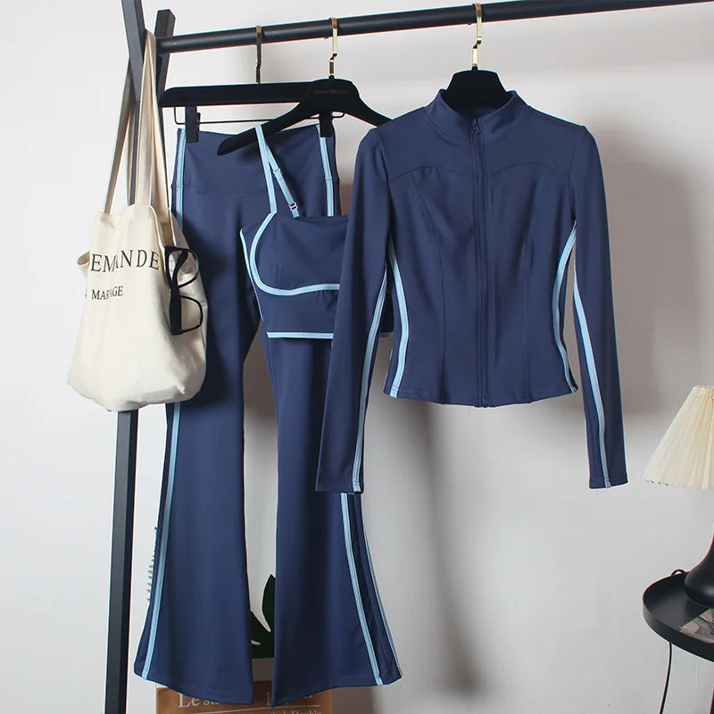 3-Piece Flare Yoga Set