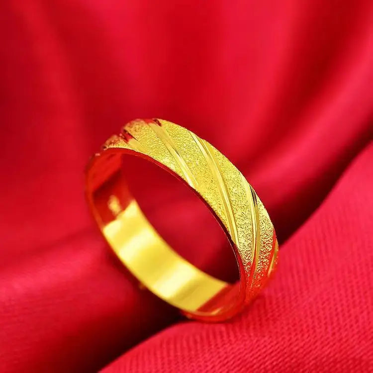24K Pure Gold Men's Ring