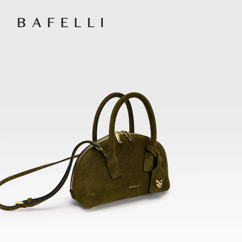 Premium Velvet Shine Leather Bowling Bag